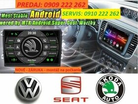 PREDAJ-MONTÁŽ GPS AUTORÁDIÍ VW SKODA SEAT FORD AUDI sANDROID