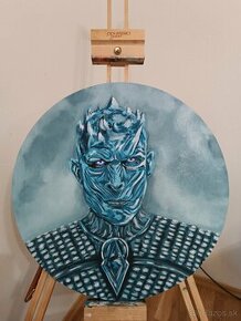 Akrylová maľba, obraz Night King/Game of thrones - 1