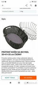 Košík na bicykel