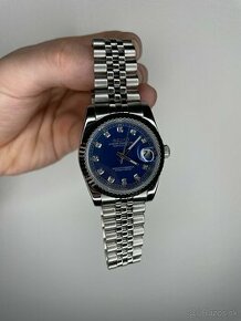 Hodinky Seiko Mod Blue Diamond Datejust Dial