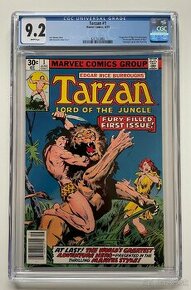 Komiks Tarzan #1, Marvel Comics 1977, CGC 9.2 - 1