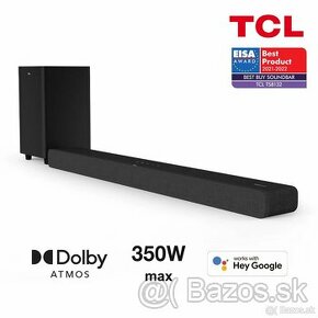 Soundbar TCL8132 3.1.2 s výkonom 350W a podporou Dolby Atmos