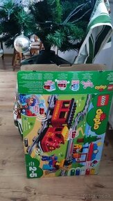 Lego duplo vláčik 10874+kolajnice 10882+darček