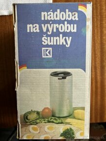 Retro nádoba na výrobu šunky