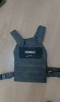 Predam airsoft plate carrier od green / grey