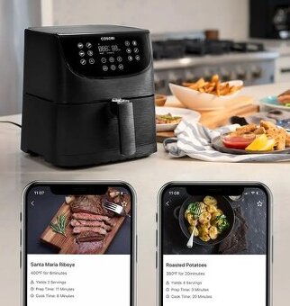 Cosori teplovzdušná fritéza CS158-AF PREMIUM SMART 5.5 Litre