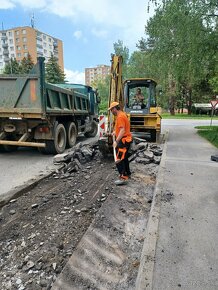 Výkopové zemné práce / pokládka vodovod-kanalizácia - 1