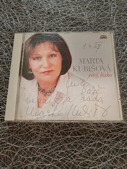 CD Marta Kubišová, vítej lásko. Podpísané. - 1