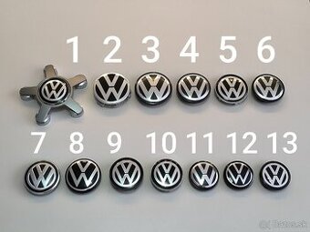 VW Emblemy kolies 75-56mm