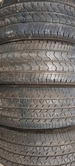 Predám 4ks jazdené letné 235/65r16C 2+2 modely na dodávku