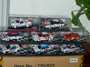 Modely rally VW, Opel, Fiat, Nissan, Ford, Mitsubishi, Audi