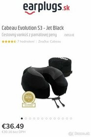 Cestovný vankúš z pamäťovej peny - Cabeau Evolution S3