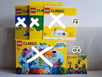 Nové zapečatené sety LEGO Classic