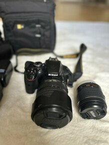 Nikon D3400 s príslušenstvom