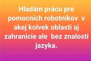 Hladame pracu