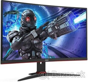 27" herný monitor AOC C27G2ZE čierny - zakrivený displej