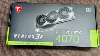 MSI GeForce RTX 4070 VENTUS 3X E1 12G OC