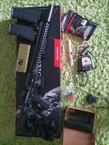 Airsoft zbraň AR15 13inch M-LOK ALPHA, + doplnky