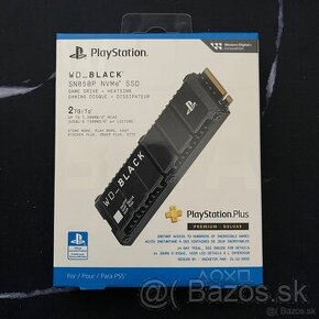 Predám SSD od WD SN850P 2TB Playstation edition