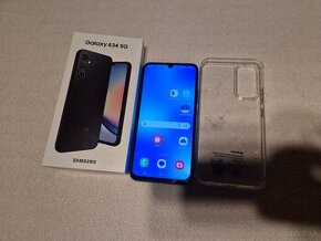 Samsung A34 5g duos čierny v peknom stave návod krabica ihla - 1