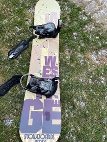 Snowboard -155cm +topanky