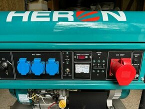 HERON EGM-68 AVR-3E Benzínový generátor, elektrický štartér