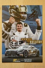 Denis Bulatov Mercedes AMG originální autogram