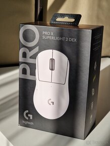 Logitech Pro X Superlight 2 Dex -herná,biela,nová,neotvorená