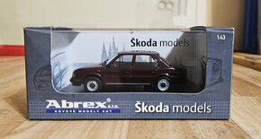 Abrex 1:43 Škoda 120L červená vínová (Maroon) 1.edice