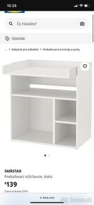 Prebalovacia komoda ikea