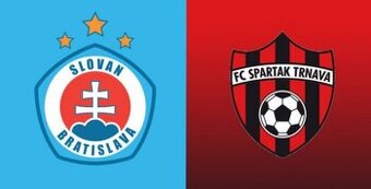 2 vstupenky Slovan Bratislava - Spartak TT - TRIBUNA B