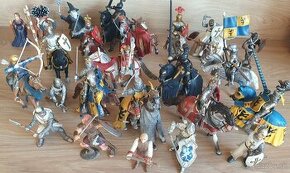 Schleich rytíři, eldrador, král, šašek, princezna, indiáni,