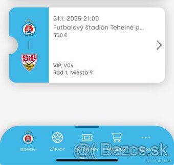 ŠK Slovan Bratislava- Stuttgart. Champions league