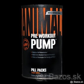 Pre-workout  Animal Pump predtreningovka