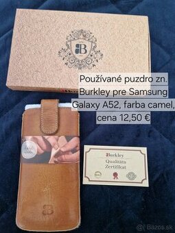 Puzdro zn. Burkley pre Samsung Galaxy A52