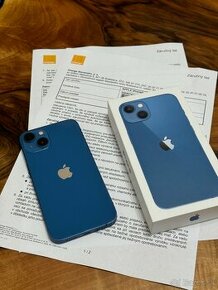 iPhone 13 128gb Blue 2r Zaruka Orange 100% bateria