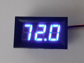 Voltmeter 5-120V modrý - 1