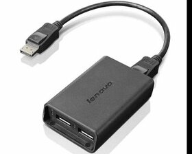 Lenovo DisplayPort na duálny displayport adaptér