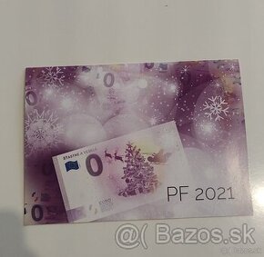 0 eur bankovka - Folder vianočný - 1