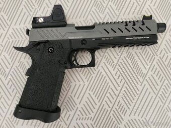 Vorsk airsoft pištoľ GBB Hi-Capa 5.1 + BDS Green Gas Grey