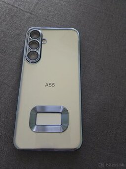 Cover zadný na Samsung A55 5g  modrý