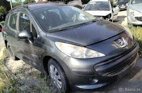 predám MOTOR 8FS PEUGEOT 207 SW 1.4 2007 DVERE, KAPOTA, NÁRA