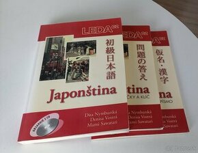 Japončina učebnica, 3 zväzky, s 3 CD