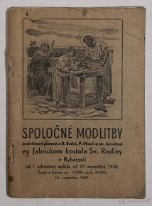 Spoločné modlitby 1936