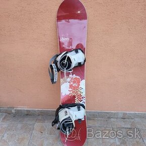 predám snowboardovy set 143cm