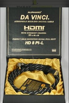 Špičkový HIGH-END HDMI kábel ALPHARD DA VINCI HD-8 PI-L, dĺž