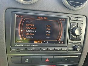 Audi navigation plus Rns-e Audi A3 8P, CZ menu