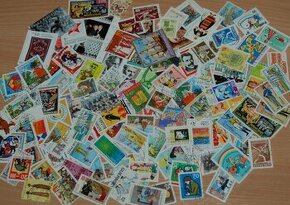 Poštové známky - 100 ks - Mix 10