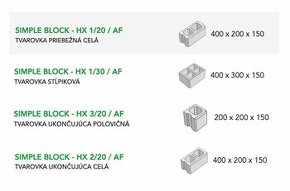 Presbeton Simple block Natural - za odvoz