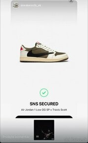 Air Jordan 1 Low Travis Scott Medium Olive